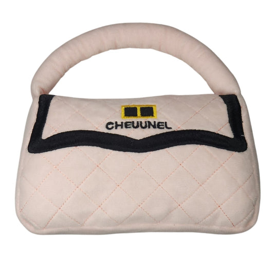 Pink Cheuunel Bag Plush Toy